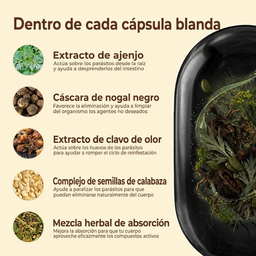 Ajenjo, Nuez Negra y Clavos de Olor 18 en 1 — Lemuria